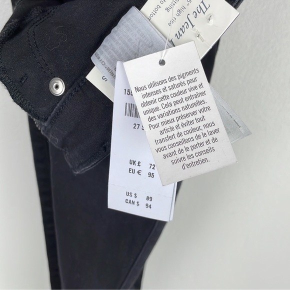 Abercrombie & Fitch black high rise jegging size 27 - Picture 6 of 7